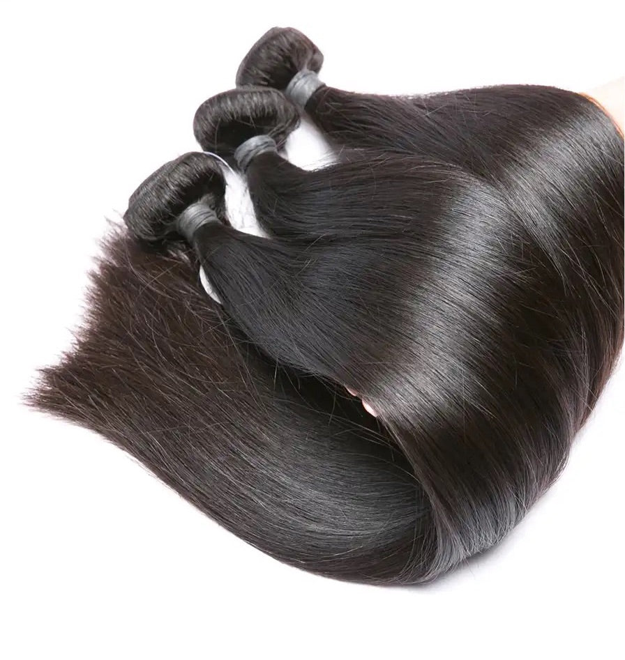 Virgin hair bundles- Straight